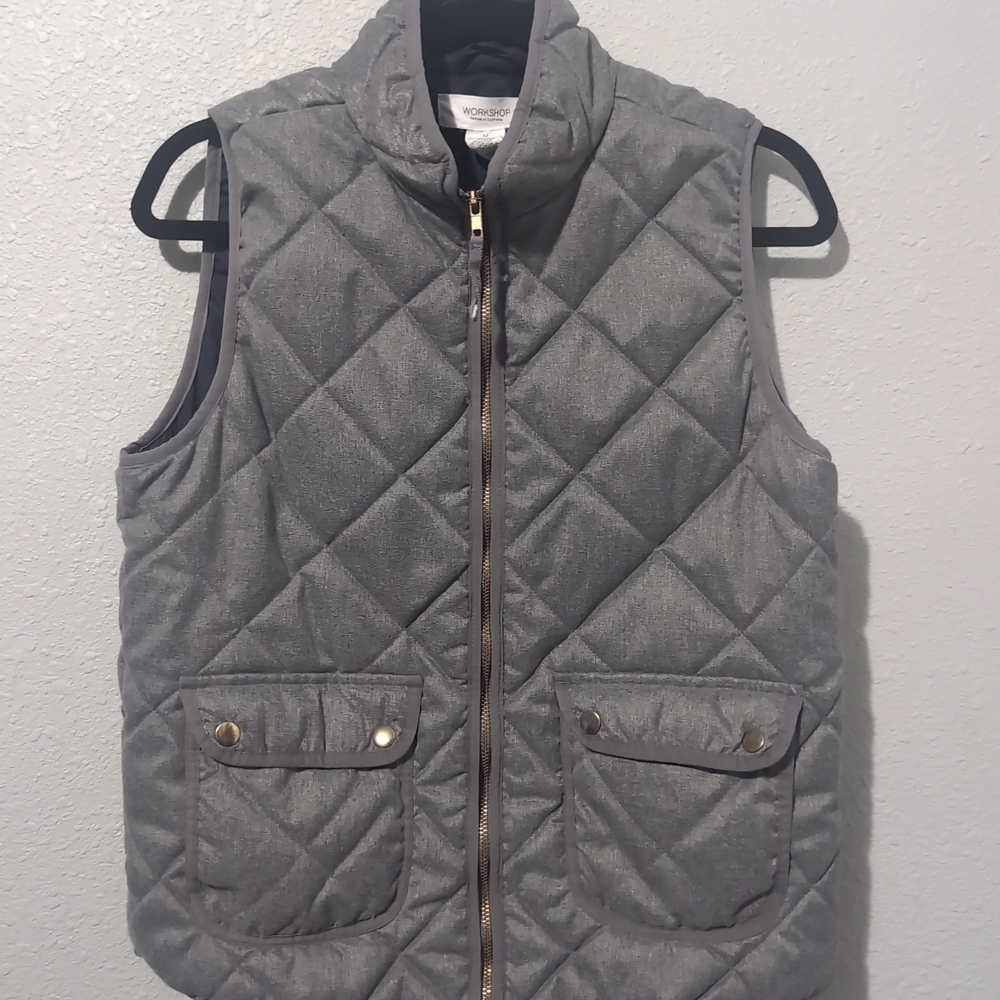 Wondershop Gray Quilted Vest
